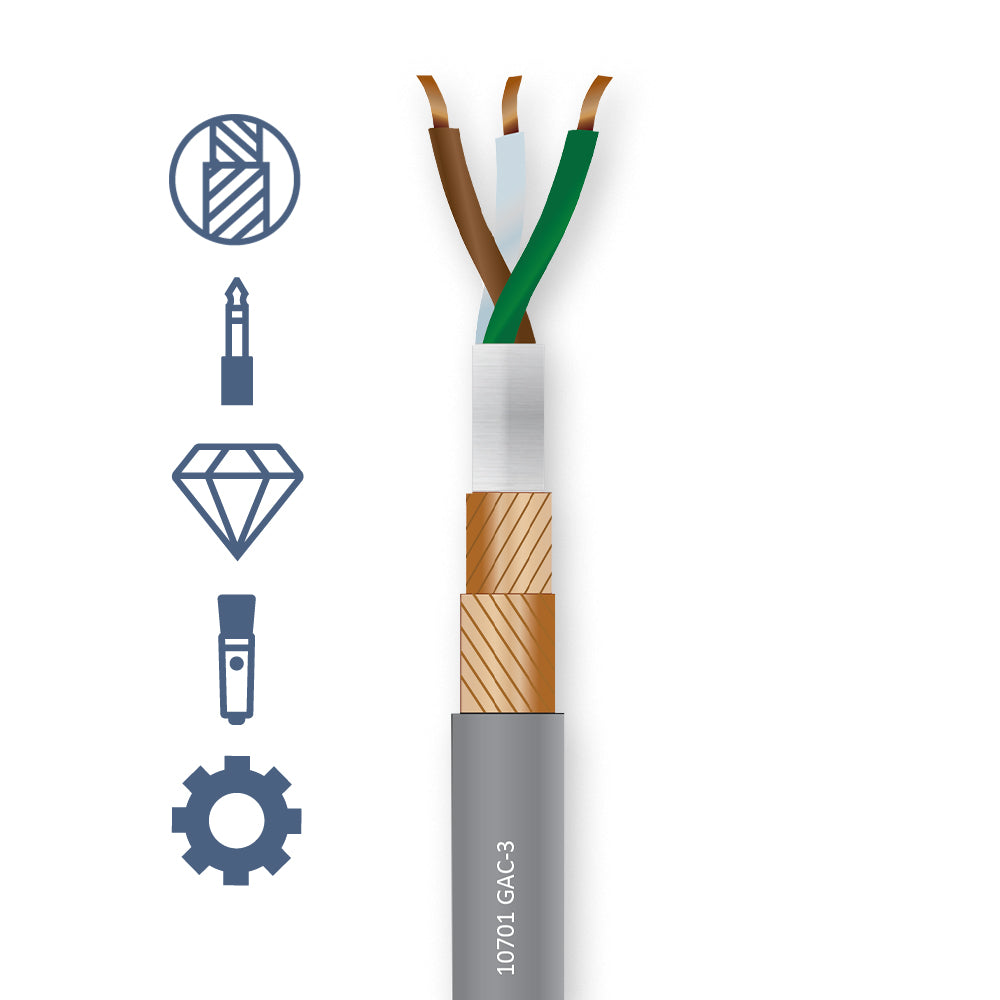 その他 Gato 10702 GAC-3 BALANCED AUDIO CABLE – Gotham Audio