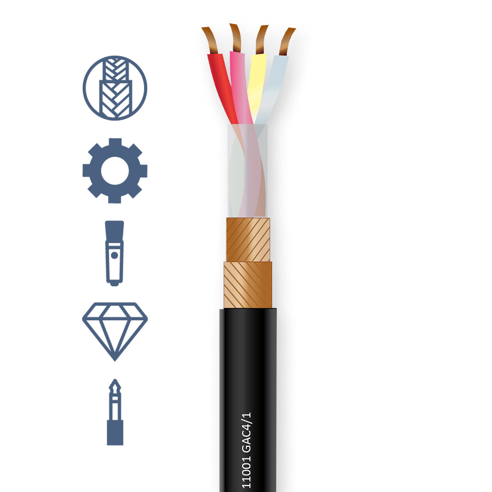 11001 GAC-4 BALANCED AUDIO CABLE
