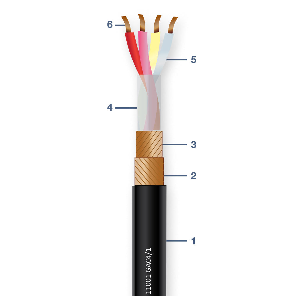 11001 GAC-4 BALANCED AUDIO CABLE