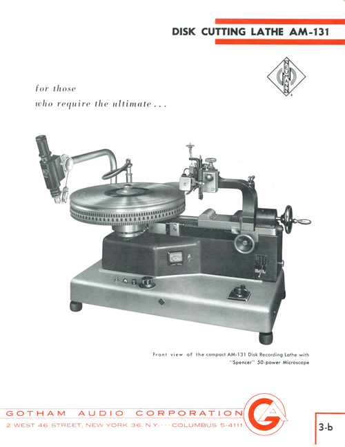 Disk Cutting Lathe AM-131