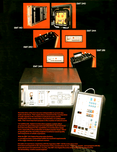 EMT Reverb Family