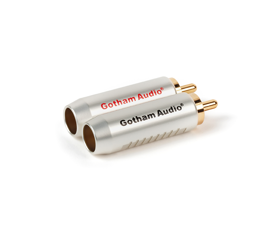 Gotham GA-GCRCA1BLK / GA-GCRCA1RED PREMIUM RCA/PHONO CONNECTORS