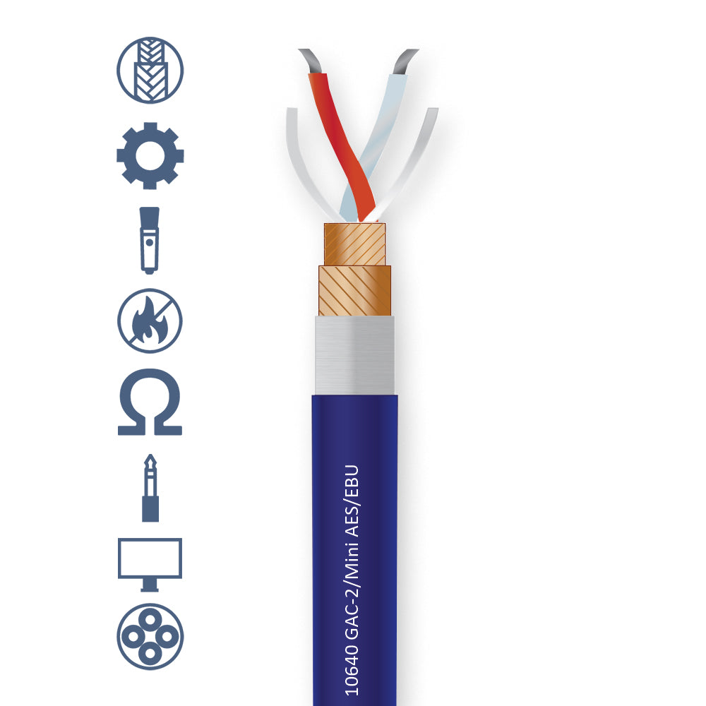 10640 GAC-2 BALANCED HYBRID DIGITAL/AUDIO CABLE