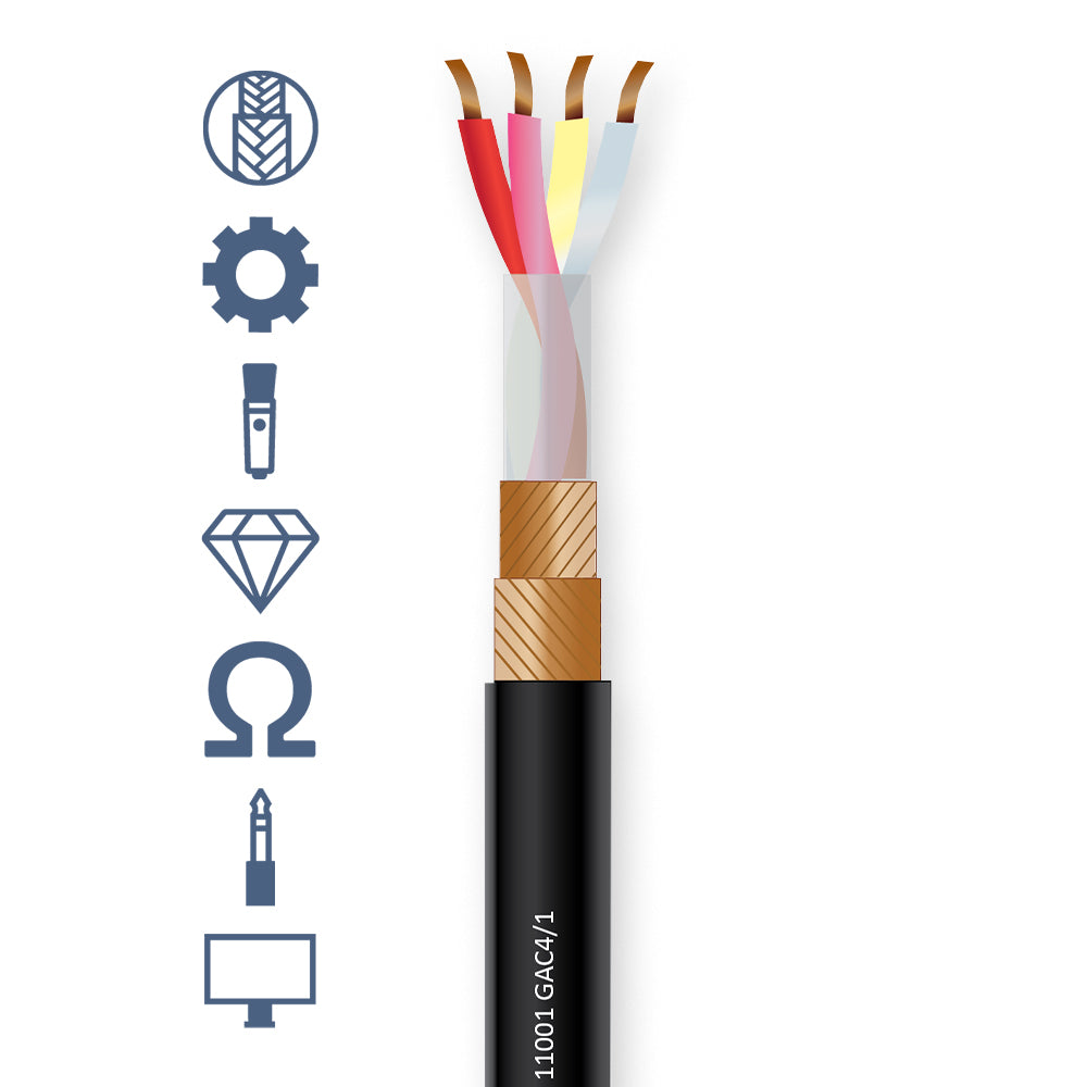 11001 GAC-4 BALANCED AUDIO CABLE