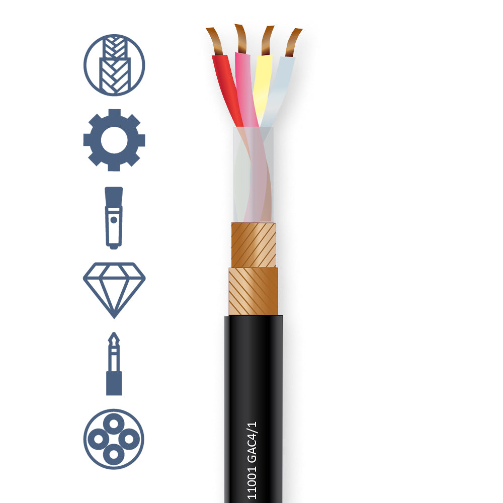 11001 GAC-4 BALANCED AUDIO CABLE