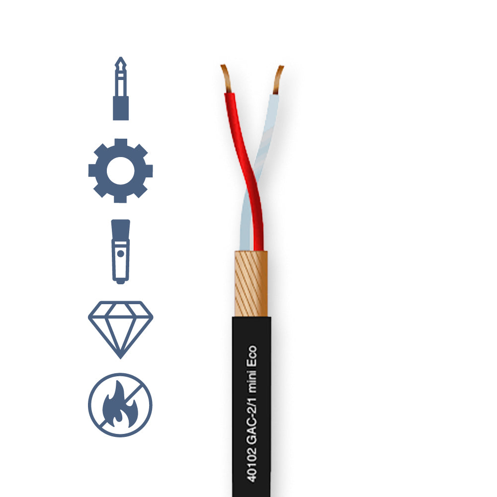 40102 GAC-2 BALANCED MINI AUDIO CABLE