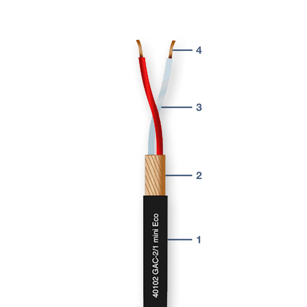 40102 GAC-2 BALANCED MINI AUDIO CABLE