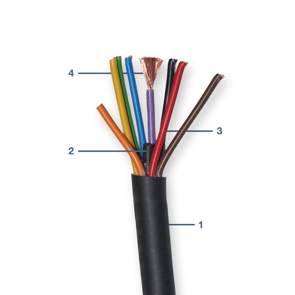 58025 SPK FLEXIBLE, LFOC, UNBALANCED LOUDSPEAKER CABLE