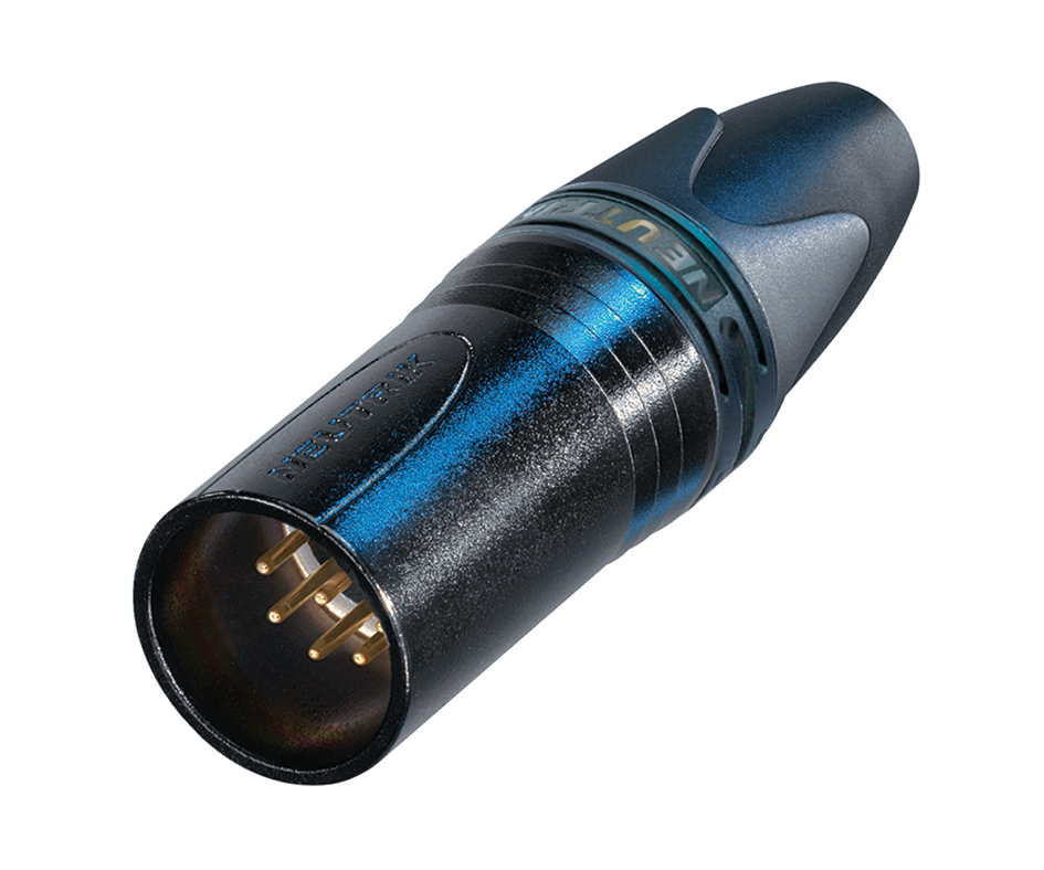 Neutrik NC7MXX-B PREMIUM 7-PIN MALE TUBE MIC CONNECTOR
