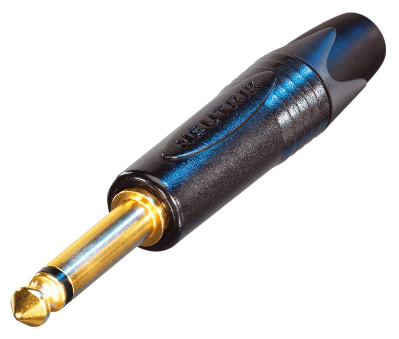 Neutrik NP2X-B PREMIUM UNBALANCED MALE ¼” TS INSTRUMENT CONNECTOR