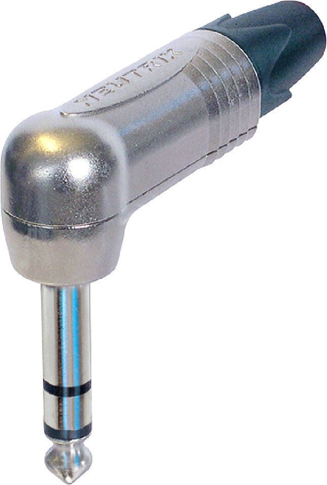 Neutrik NP3RX RIGHT ANGLE BALANCED MALE ¼” TRS CONNECTOR